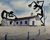 The Church 8.5 x 11 Art Print