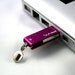 Purple Key Flash Drive Necklace