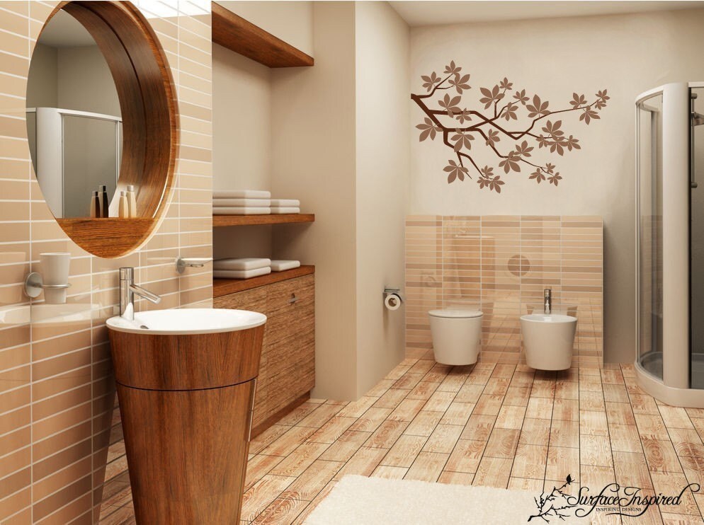 Vinyl wall art decals - Walnut Branch Decal - Inspiring Designs by Surface Inspired