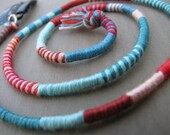 Hair Wrap Extension - One Love - hippie style removable hairwrap dread extension clip