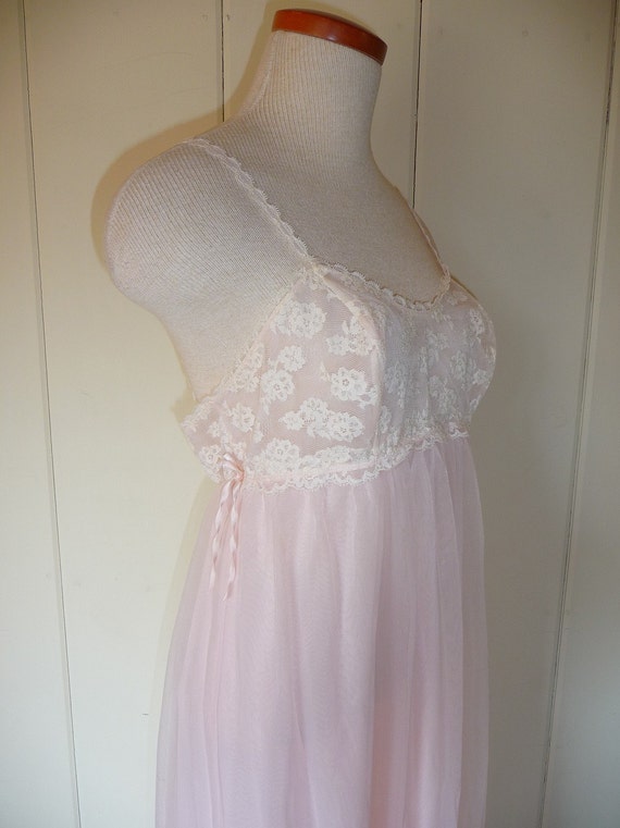 layered chiffon nightgown