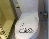 Wall decal -- Sleeping Snoopy -- Wall Art Home Decors Murals Removable Vinyl Decals Paper Stickers