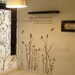 custom for Sandra Steele - Reed flowers -- 39inch tall-- Removalble vinyl wall art decals stickers graphic for home decor