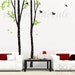 Good Promotion-Nice Two Big Birch Tree(Type A) -- 8ft 6inch high -- Removable vinyl Wall Art Decals Stickers for home Decor