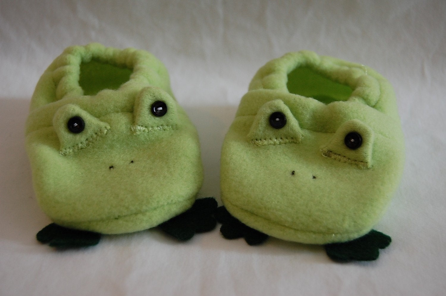 Frog Baby Booties