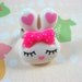Pink Bunny Boo Adjustable Ring