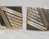 Vintage Shields Cufflink Set for the Groom at Chat Noir Studio