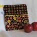 Snack/Sandwich Sack - 7.5" x 7.5"- Nylon lined, Zippered, Reusable