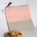 Sandwich Sack - 7.5" x 7.5"- Nylon lined, Zippered, Reusable, Machine Washable