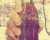 Coca Cola signage photography industrial wall art Nashville print retro Nashville 8x10 wall decor