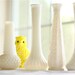 vintage milkglass vases set of 4