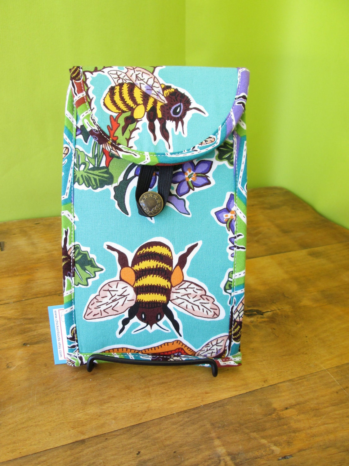 Accordion Circular Needle Pouch - Bees