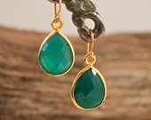New Size Emerald Green Earrings Best Seller Amy Fine Design