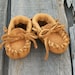 Newborn baby moccasins Newborn booties soft sole baby shoes