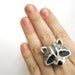 Raccoon Ring - Racoon Jewelry Woodland Friends Pottery Jewelry Womens Teen Ring
