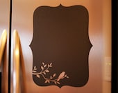 Chalkboard Vinyl Wall Decal (bird) - Great for the kitchen, office or anywhere in your home