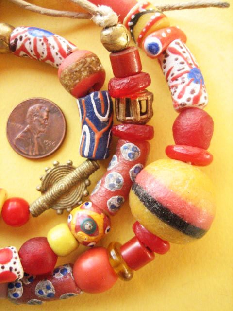 Mixed African Trade Beads