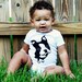 SALE - Boston Terrier Screen Printed Baby Bodysuit