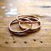 3 Pretty Girl Gold Stacking Rings - Set of Three 14K Gold Filled Handmade Rings