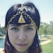 Egyptian Goddess- Gold Head Chain One of a Kind