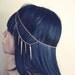 Spiked Headpiece, Chainmaile, Headchain, Boho Jewelry, Body Jewelry
