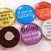Magnets - Kinda Bitchy - Set of Six One Inch Glass Magnets