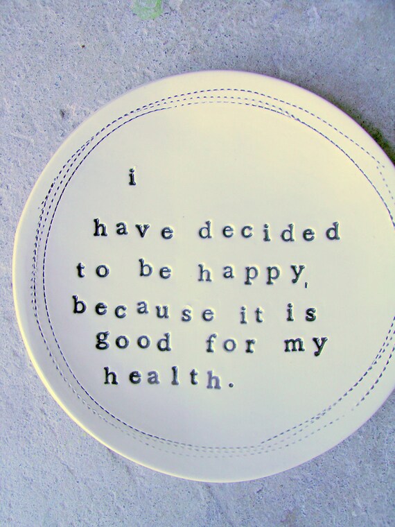 5" dish voltaire quote.  MADE TO ORDER