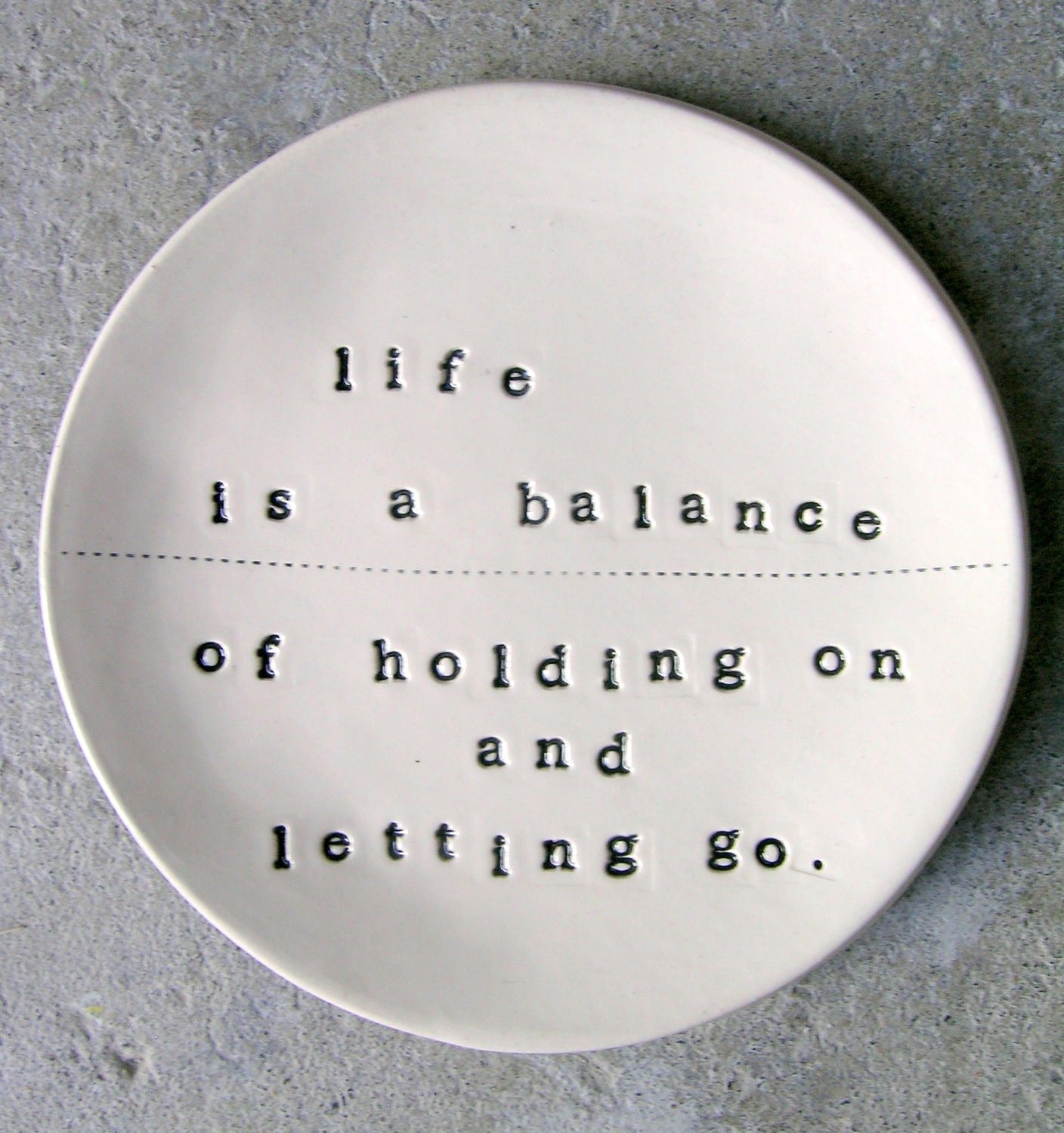 5" dish rumi quote.  MADE TO ORDER