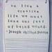 plaque joseph chilton pearce quote.  MADE TO ORDER