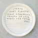 5"  dish lovers rumi quote.  MADE TO ORDER