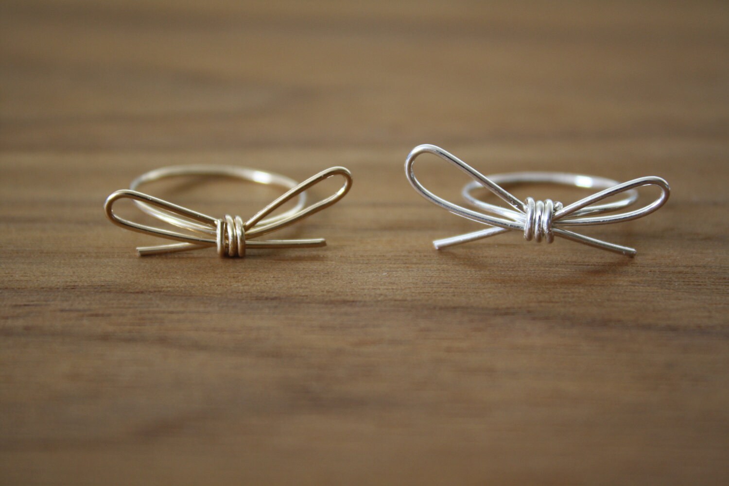 wire bow ring by happicrafts on etsy wire bow ring by happicrafts on etsy