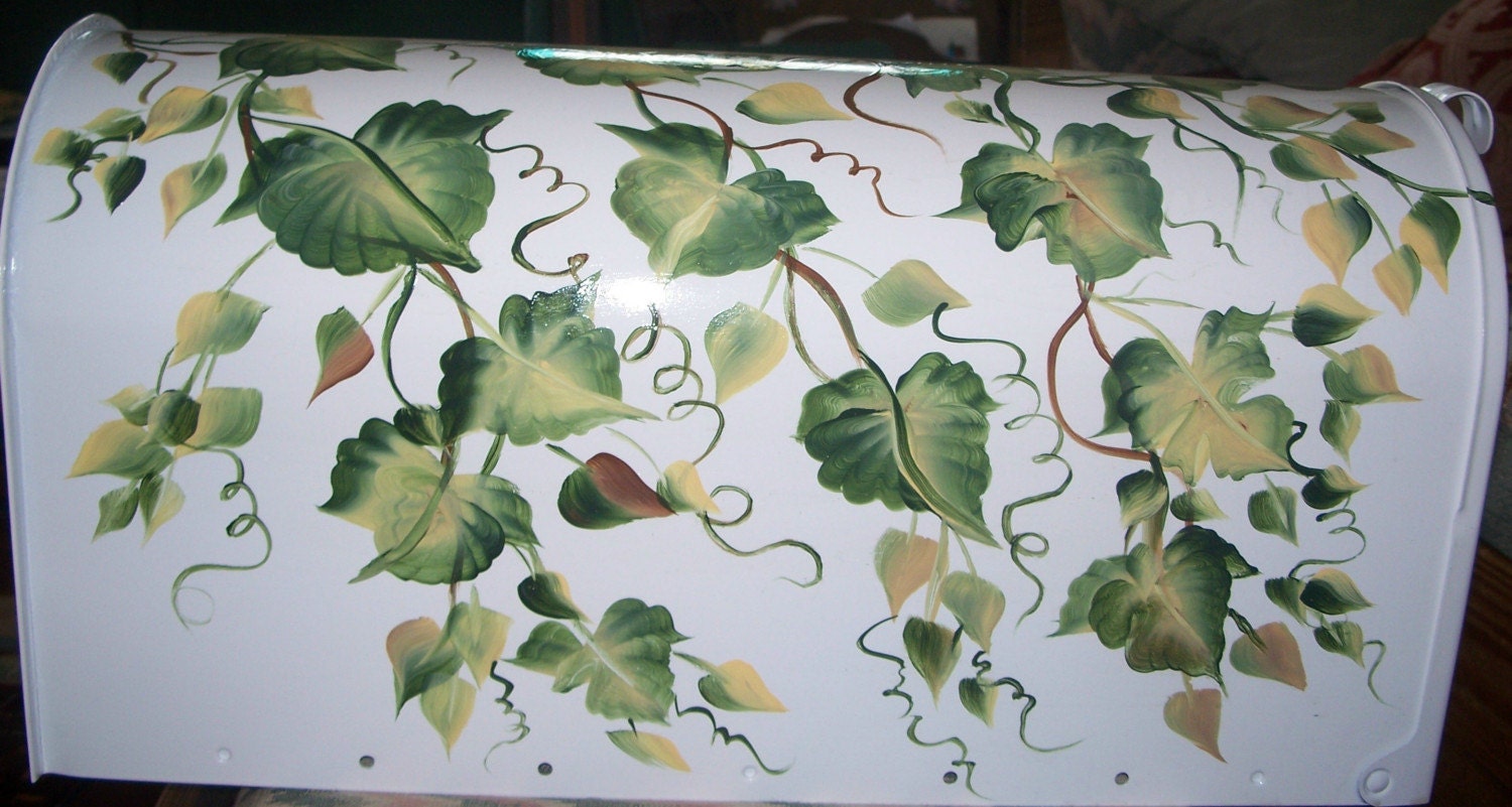 Items similar to IVY LEAVES Mailbox on Etsy