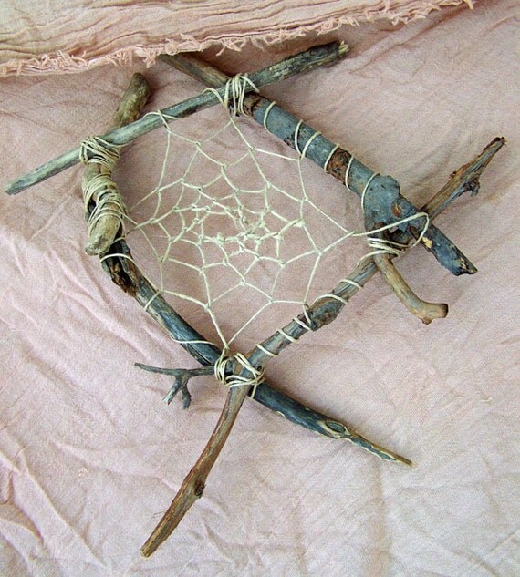 Bonfire Found-Nature Diamond Frame Dreamcatcher
