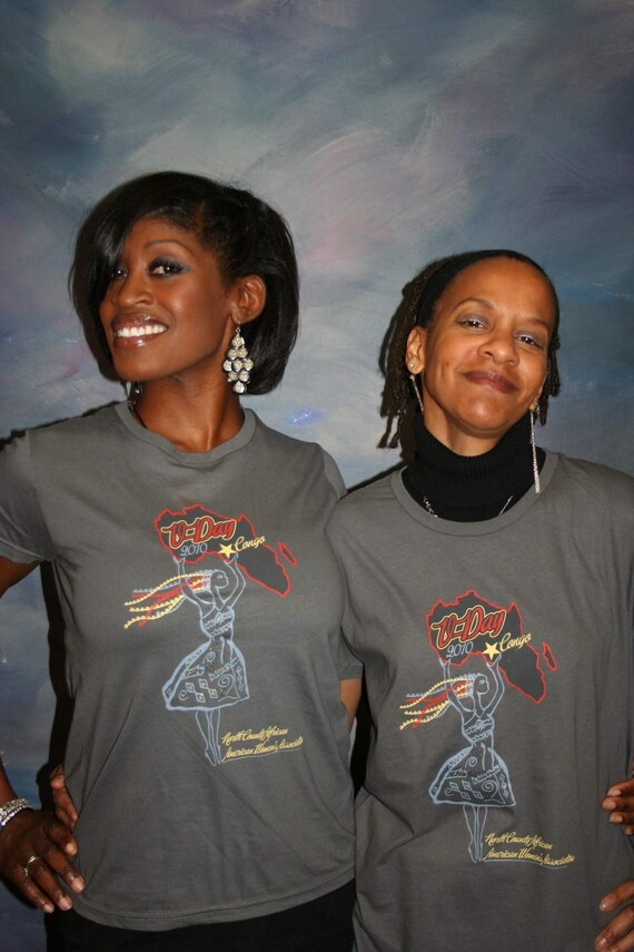 Vday 2010 Charity Artistic Organic Tshirt for North County African American Women's Association