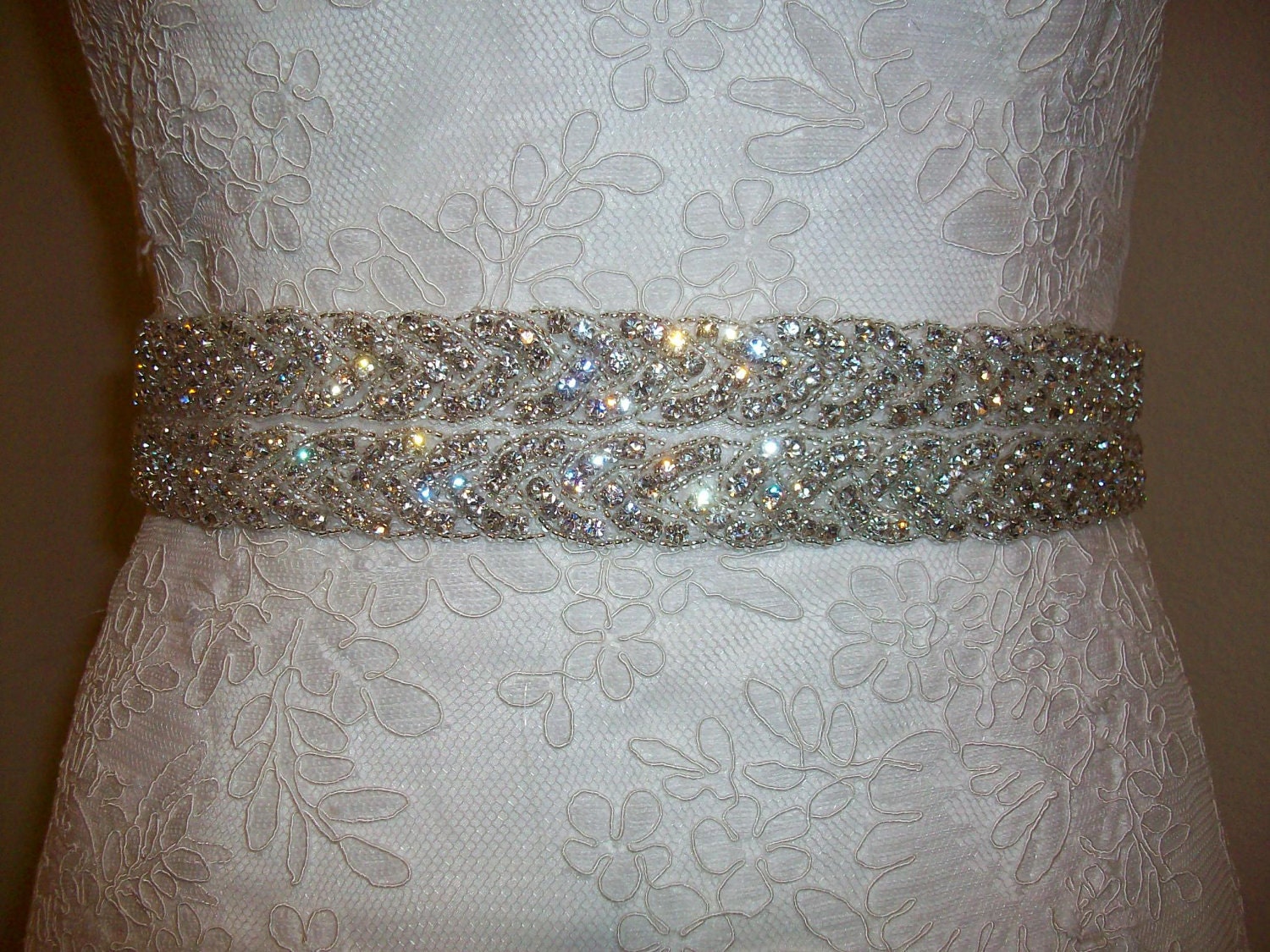 Beaded Bridal Belt