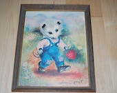 Vintage 1960's Country Cousins "Joey Possum" Art Print