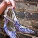 Something Blue Hand Drawn Henna Custom Bridal Shoes