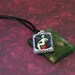 Green with Envy-Absinthe Altered Art Charm Pendent-original design from pink80sgirl