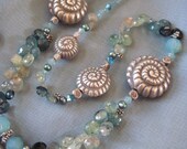 Rosary of the Sea Necklace  Custom Listing
