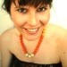 Necklace in Orange, Sunshine Yellow, and Grey / Wooden, Glass and Ceramic Beads / "GUADALUPE"
