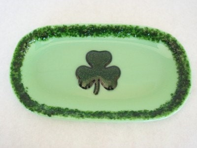 Spring Shamrock Cache Dish/Soap Dish
