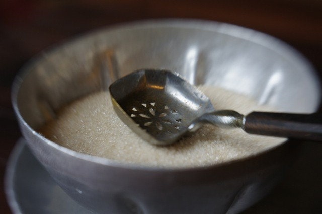Sugar Bowl & Spoon 10x20 Mounted Fine Art Print