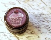 Sweet Cherry Cupcake Pill Box
