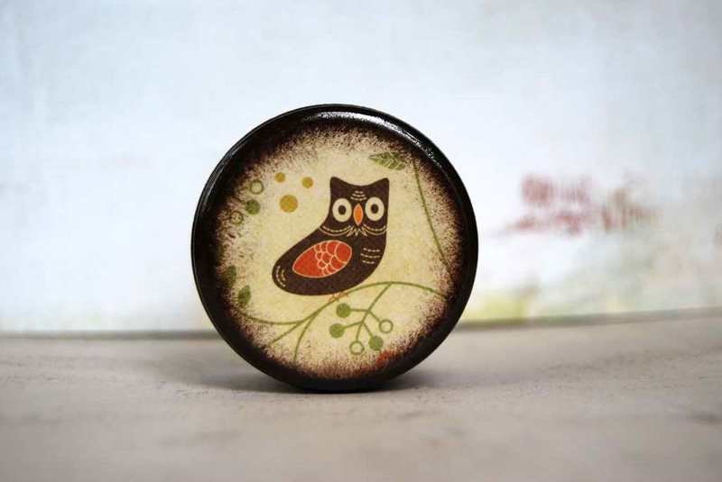 Orange Owl Powder Box - Mmim