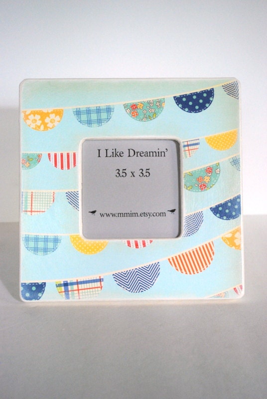 Nautical Party Bunting Picture Frame