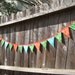 Banner / Garland / Spring Summer Colors / 16 Fabric Flags
