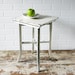 Vintage Wooden Stand or Table in Old White Paint