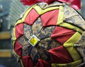 Autumn Ornament Quilted Ornament Ball