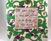 12x12 Handpainted Tile Sign