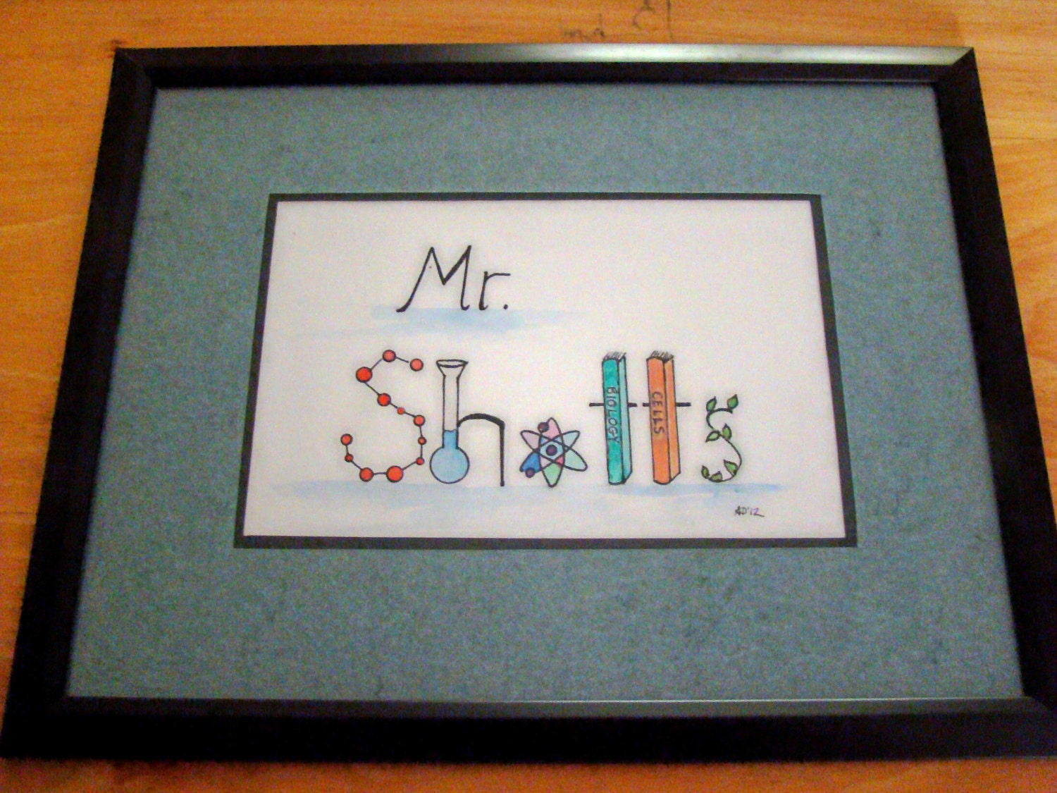 Handpainted Children's / Teacher's Name Sign / Picture